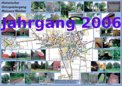 Ortsspaziergänge Jahrgang 2006