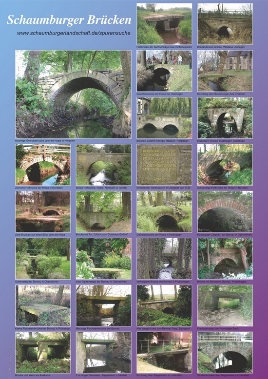 Poster Schaumburger Br&uuml;cken