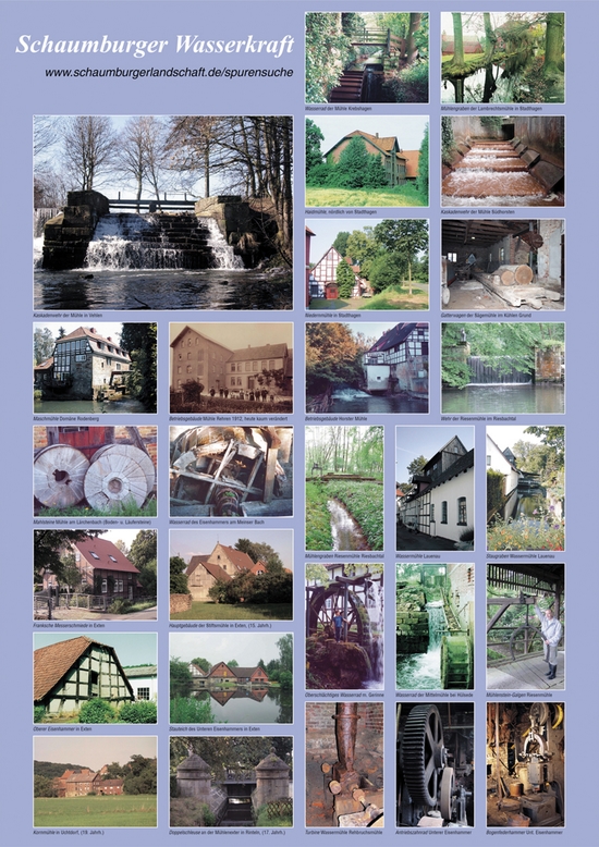 Poster Schaumburger Wasserkraft
