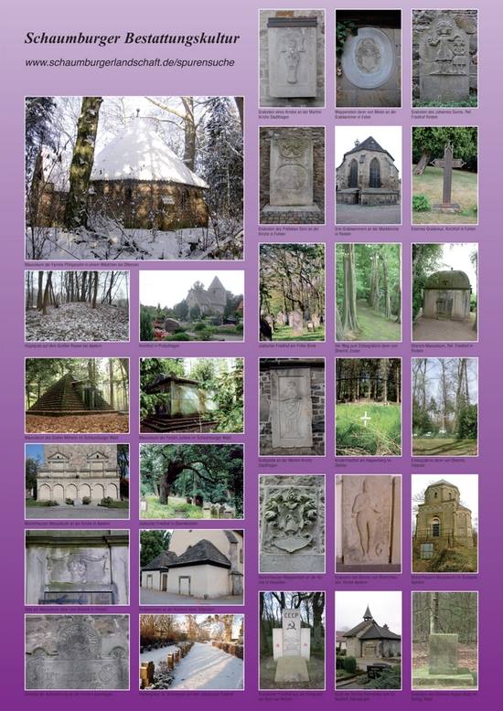 Poster Bestattungskultur