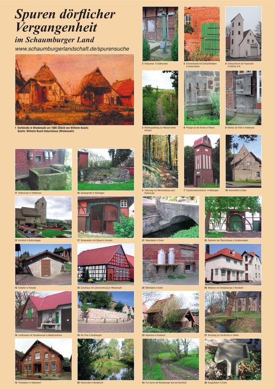 Poster Dörfliche Vergangenheit